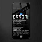 error glass case for poco x2 image