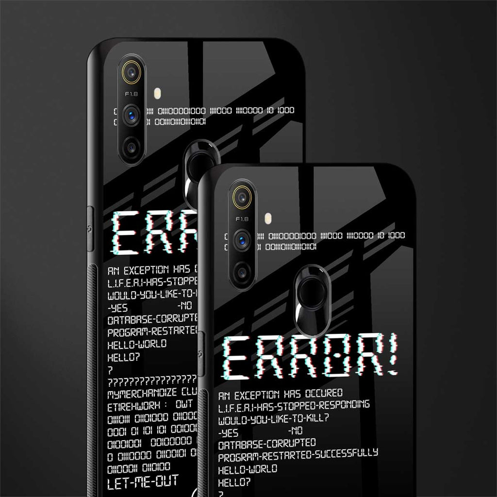 error glass case for realme narzo 10a image-2