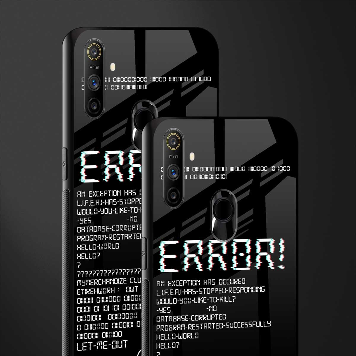 error glass case for realme narzo 10a image-2