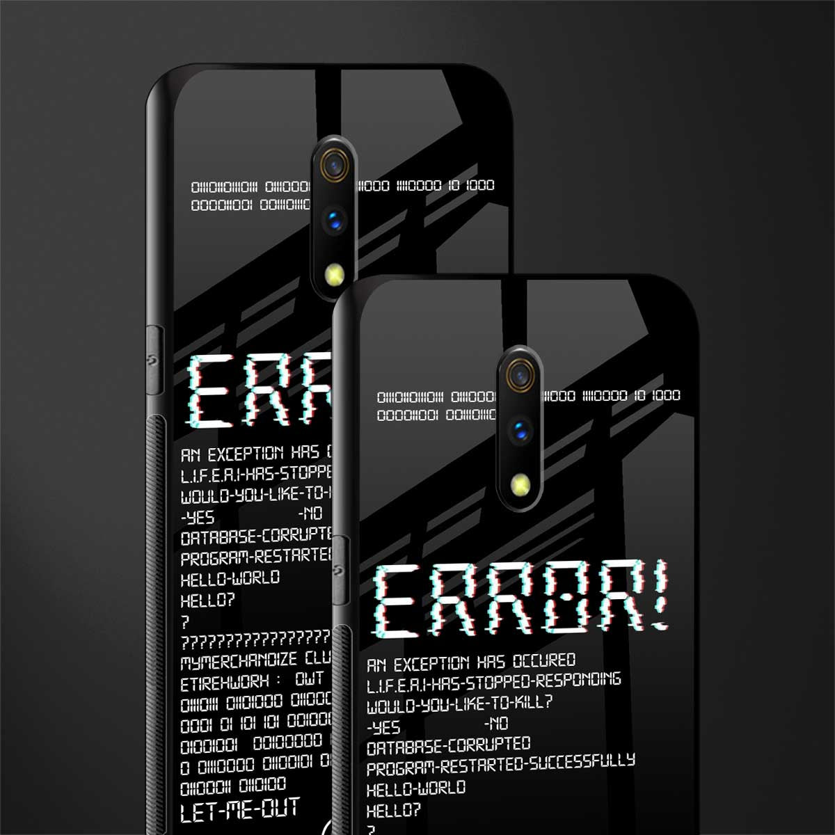 error glass case for oppo k3 image-2