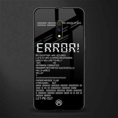 error glass case for realme x image