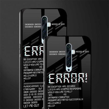 error glass case for oppo reno 2z image-2
