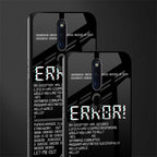 error glass case for oppo f11 pro image-2