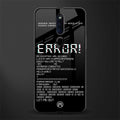 error glass case for oppo f11 pro image
