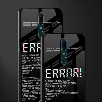 error glass case for oppo a9 image-2
