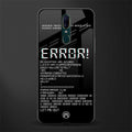 error glass case for oppo f11 image