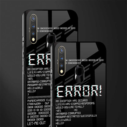 error glass case for vivo y19 image-2
