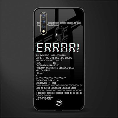 error glass case for vivo y19 image