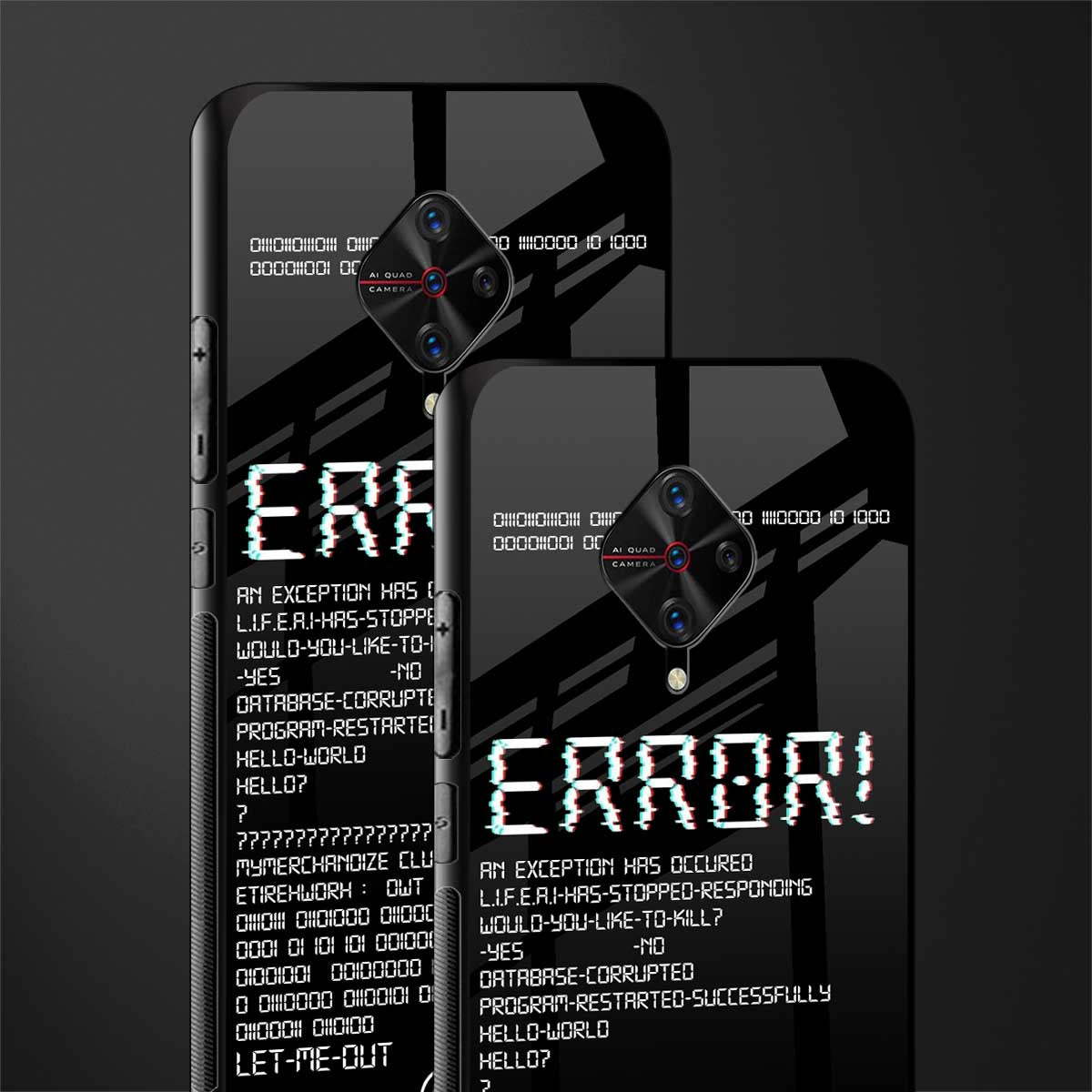 error glass case for vivo s1 pro image-2