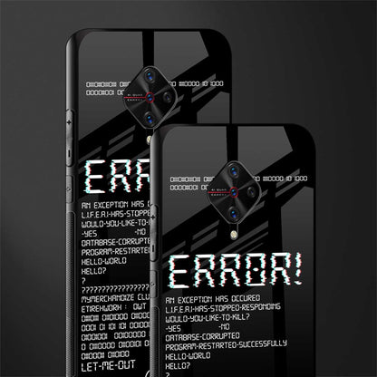 error glass case for vivo s1 pro image-2
