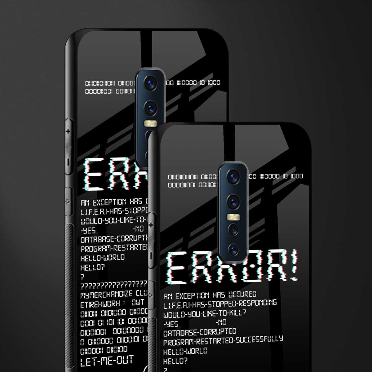 error glass case for vivo v17 pro image-2