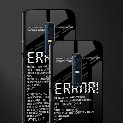 error glass case for vivo v17 pro image-2