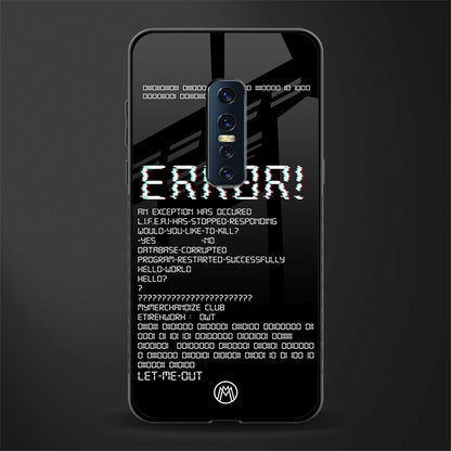 error glass case for vivo v17 pro image