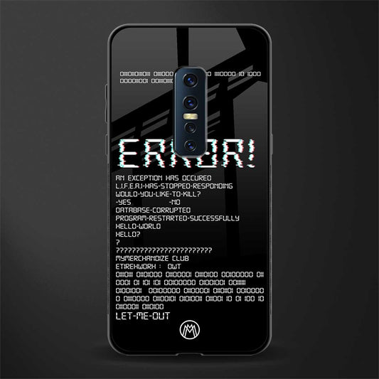 error glass case for vivo v17 pro image