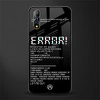 error glass case for vivo s1 image