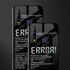 error glass case for vivo z1 pro image-2