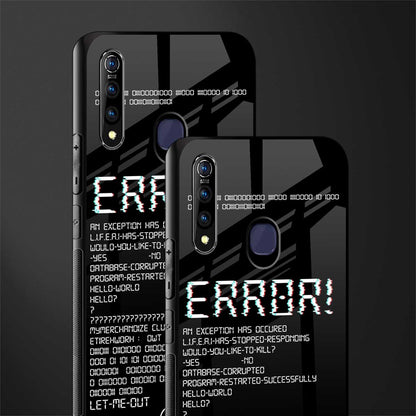 error glass case for vivo z1 pro image-2