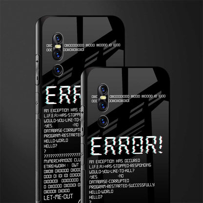 error glass case for vivo v15 pro image-2