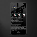 error glass case for vivo v15 pro image