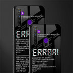error glass case for realme 5 image-2