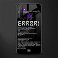 error glass case for realme 5 pro image