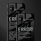 error glass case for samsung galaxy m31 image-2
