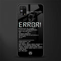error glass case for samsung galaxy m31 prime edition image