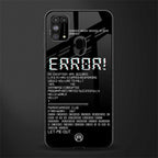 error glass case for samsung galaxy m31 prime edition image