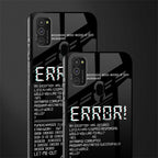 error glass case for samsung galaxy m30s image-2
