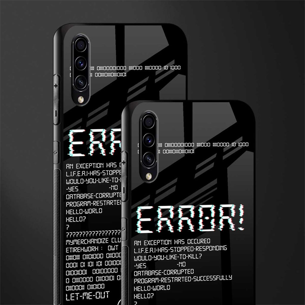 error glass case for samsung galaxy a50s image-2