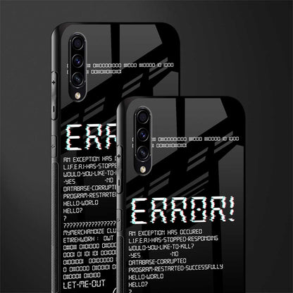 error glass case for samsung galaxy a30s image-2