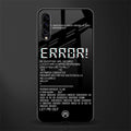error glass case for samsung galaxy a50s image