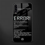 error glass case for samsung galaxy a50s image