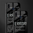 error glass case for samsung galaxy m10s image-2