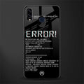 error glass case for samsung galaxy m10s image