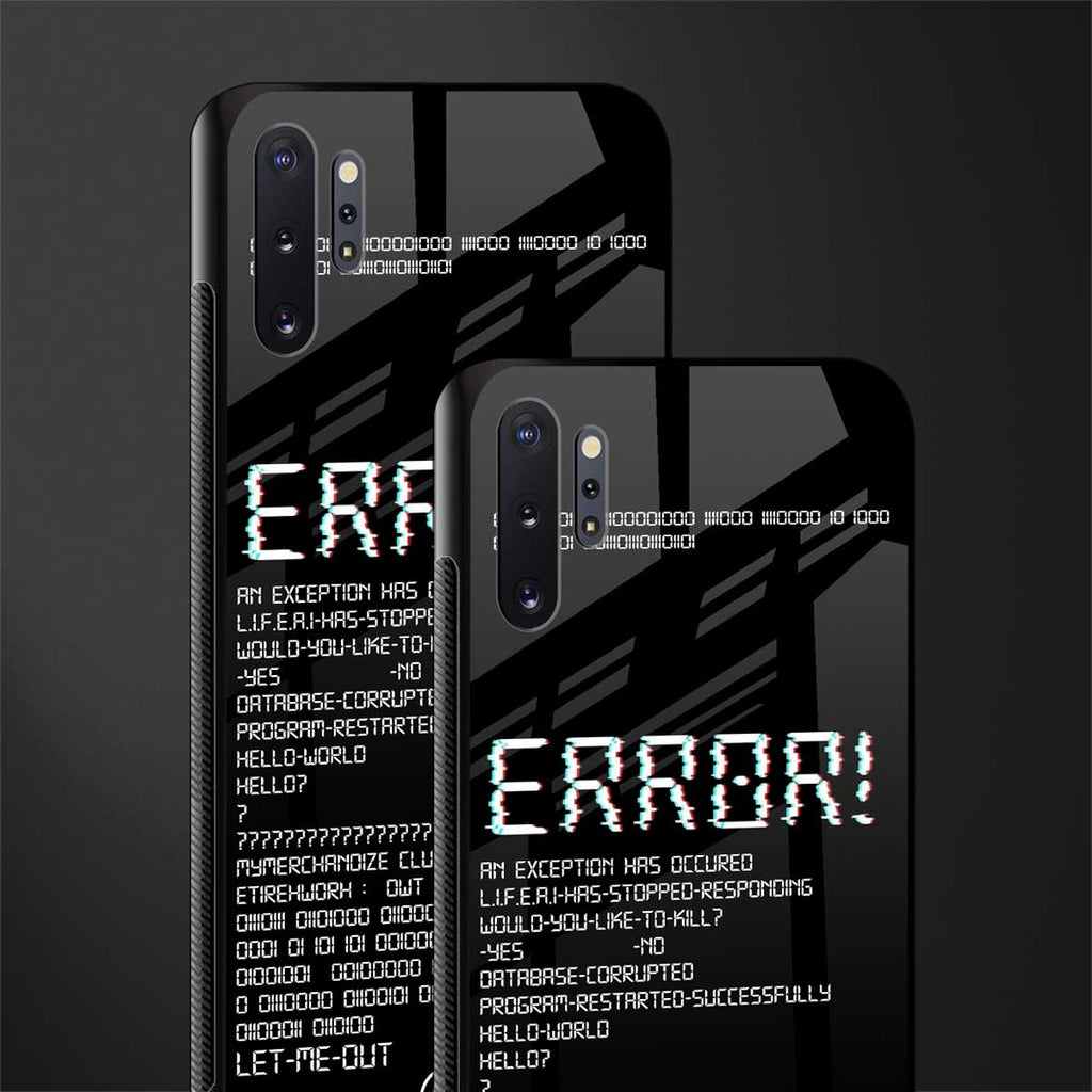 error glass case for samsung galaxy note 10 plus image-2