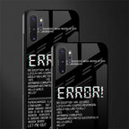 error glass case for samsung galaxy note 10 plus image-2