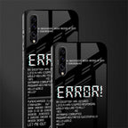 error glass case for samsung galaxy a70s image-2