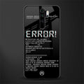 error glass case for redmi note 8 pro image