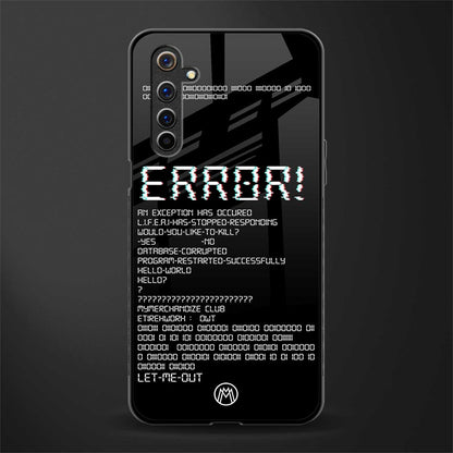 error glass case for realme 6i image