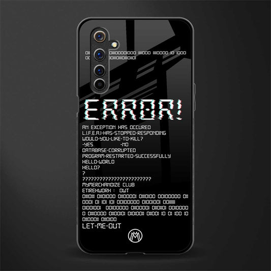 error glass case for realme 6i image