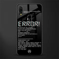 error glass case for redmi 7redmi y3 image