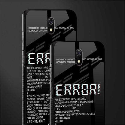 error glass case for redmi 8a image-2