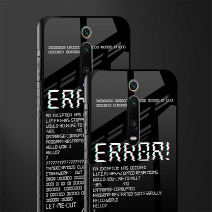 error glass case for redmi k20 image-2