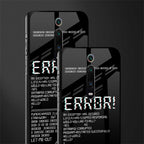 error glass case for redmi k20 pro image-2