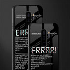 error glass case for samsung galaxy s9 plus image-2