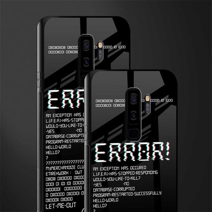 error glass case for samsung galaxy s9 plus image-2