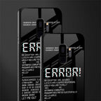 error glass case for samsung galaxy s9 image-2
