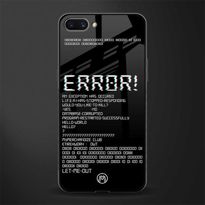 error glass case for realme c1 image