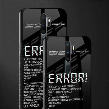 error glass case for oppo a5 2020 image-2